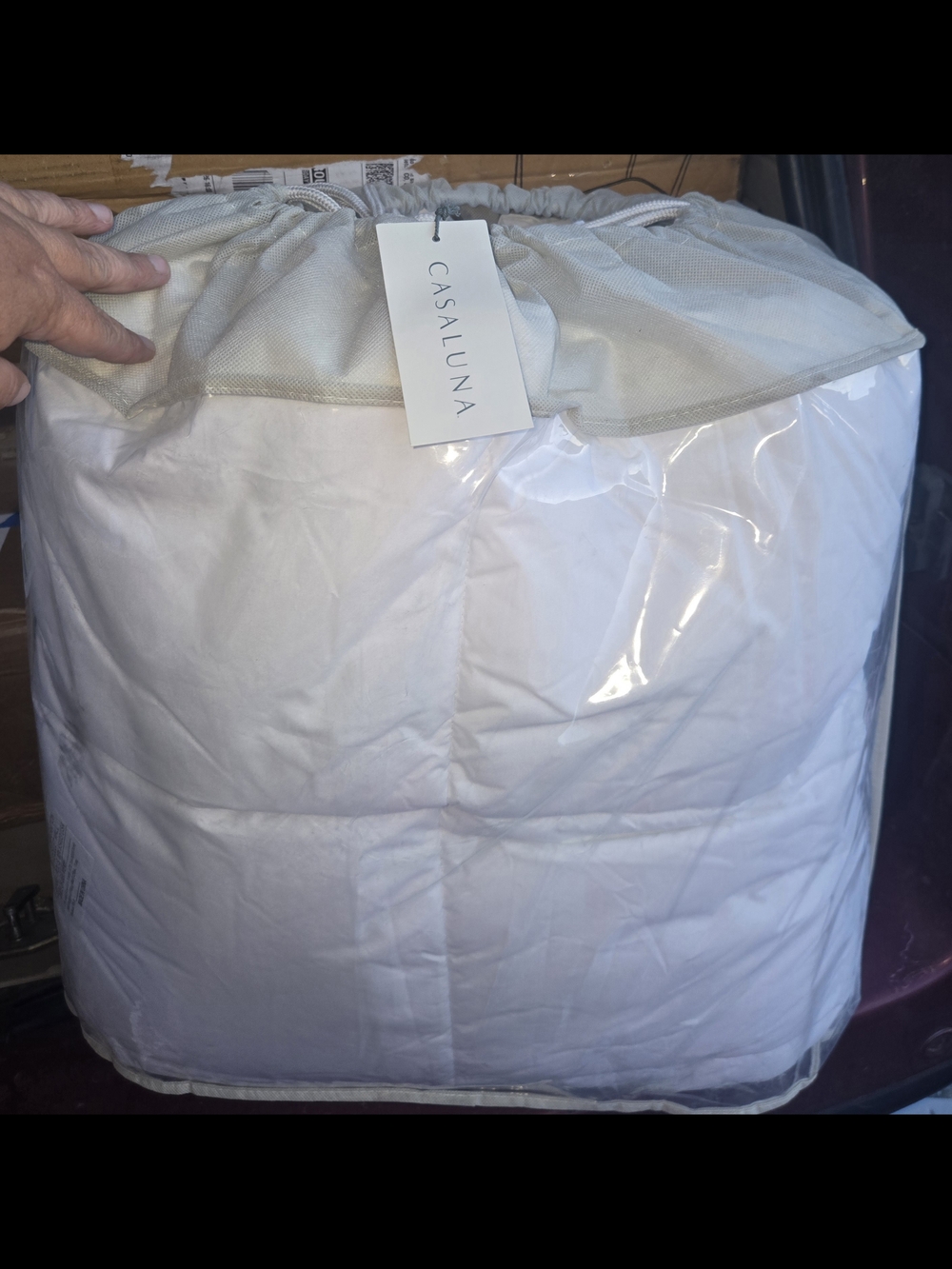 Casaluna White Quilted Down Alternative Comforter